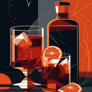 Negroni Cocktail Mid Century Modern 2