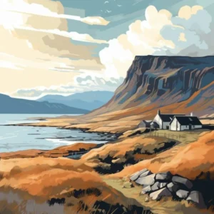 Isle Of Skye Scotland 3 Hiking Trail Landscape