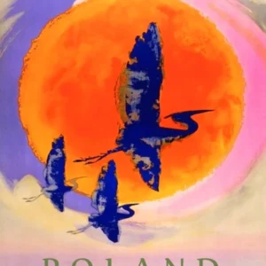 Poland On Summer Vintage Travel Poster