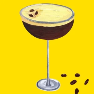 Espresso Martini Coffee Buttercup Yellow