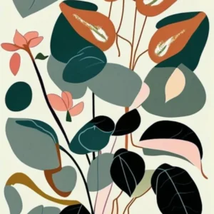 Wild Ginger Wildflower Modern Muted Colours