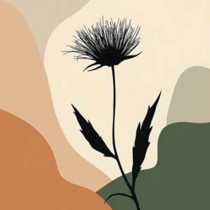 Whimsical Petals in Earthy Pastel Tones