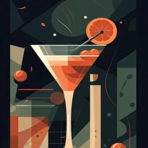 Manhattan Cocktail Mid Century Modern 4