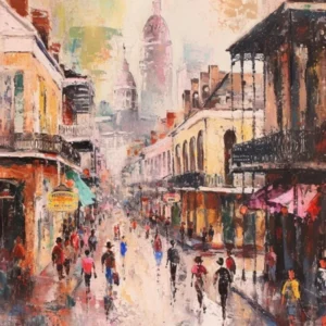 Brushstroke New Orleans Kitsch Painting