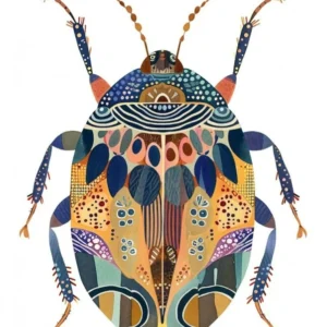 Colourful Insect Illustration Pill Bug 14