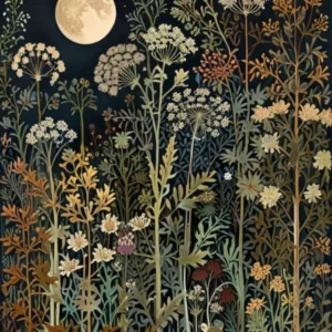 William Morris Moonlight In The Meadow 3