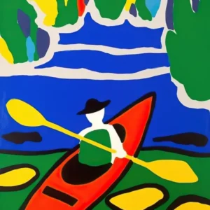 Kayacking In The Style Of Matisse 4