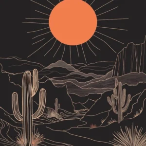 Sawe 41378 A Simple Line Art Drawing Of A Mexican Landscape Wit 8fa9442c 98d2 43f2 Adb5 679506eebf94