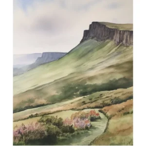 Peak District 11 Watercolour Travel Poster