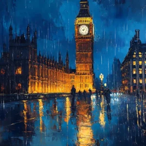 Fantasy Rainy Night In London 19