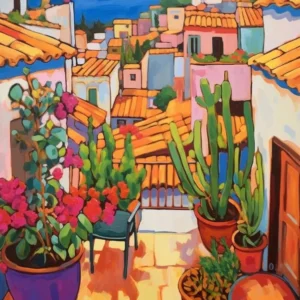 Taormina Italy 2 Fauvist Painting