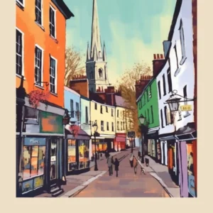 Norwich 2 Vintage Travel Poster