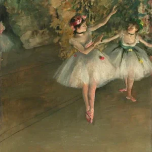 Two Dancers On A Stage, Edgar Degas