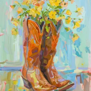 Cowboy Boots And Wildflowers Mayapple 2