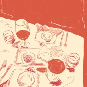 Table top study - food illustration series - Orange