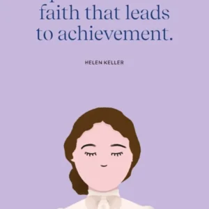 Inspirational people print – Helen Keller
