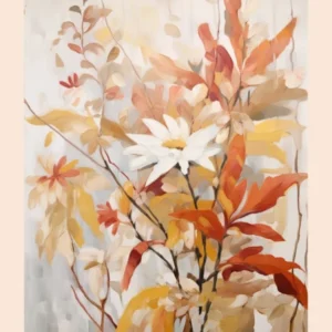 Autumn Flower Market Poster Paris 2