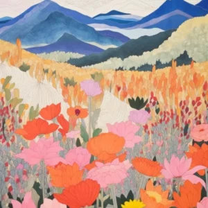 Mount Tamalpais United States 1 Colourful Mountain Illustration