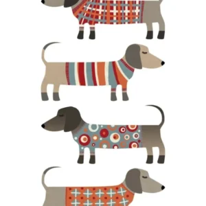 Dachshund Wiener Sausage Dogs in Knitwear