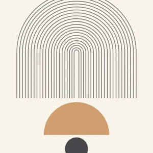Abstract Boho mid century Pattern 07