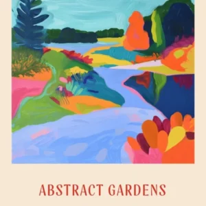 Colourful Gardens Lewis Ginter Botanical Garden Usa 2 Red Poster