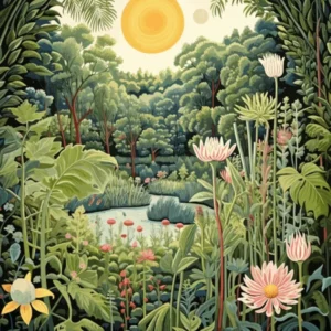 Giverny Gardens France Henri Rousseau Style 1