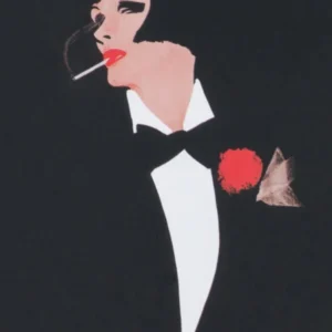 Woman In A Tuxedo, Retro Fashion Art