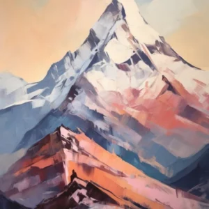 Monte Rosa Switzerland Italy 2 Mountain Painting