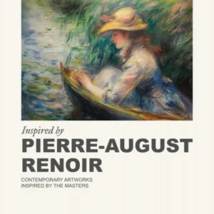 Museum Poster Inspired By Pierre August Renoir 2