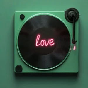 Love Songs Forever Vinyl Poster