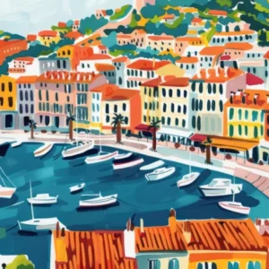Travel Poster Happy Places Marseille 1