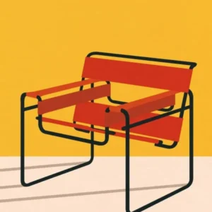 Wassily Chair Marcel Breuer Living Room Art print