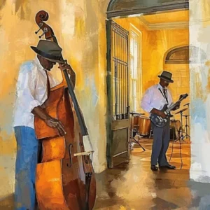 New Orleans Jazz National Historic Park Retro Pop Art 7