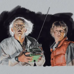 Marty and Doc. Back to the future.