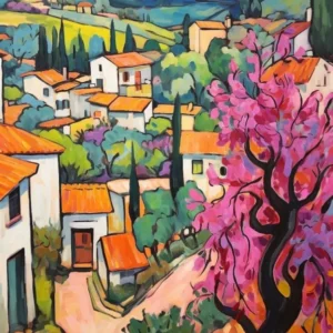 Cortona Italy 1 Fauvist Painting