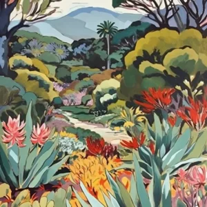 Kirstenbosch Botanical Gardens, South Africa, Painting 5