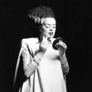 Bride of Frankenstein, Vintage Black and White Old Photo