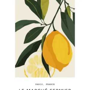 Lemons Le Marche Fermier Poster 1