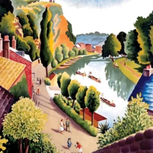 Knaresborough Spa Town On The River Nidd In North Yorkshire, England