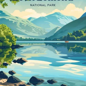 Loch Lomond National Park The Trossachs Travel Art