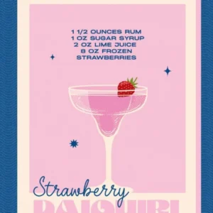 Strawberry Daiquiri Navy & Pink