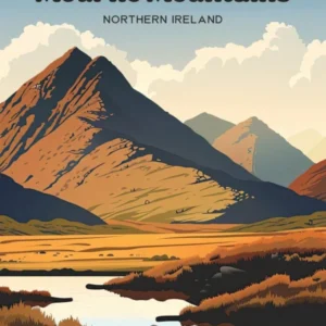 The Mournes Irish Landscape Art Illustration