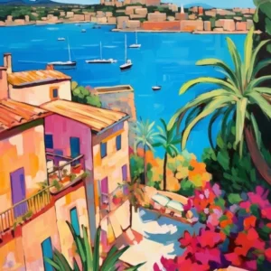 Palma De Mallorca 3 Fauvist Painting