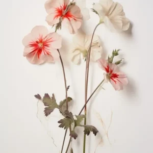 Pressed Flower Botanical Art Geranium 2
