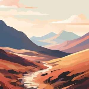 The West Highland Line Scotland 8 Hiking Trail Landscape