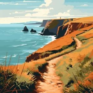 Pembrokeshire Coast Path Wales 4 Hiking Trail Landscape