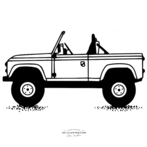 Heritage Defender Fineline Illustration