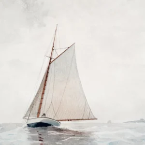 Sailing Off Gloucester, Winslow Homer
