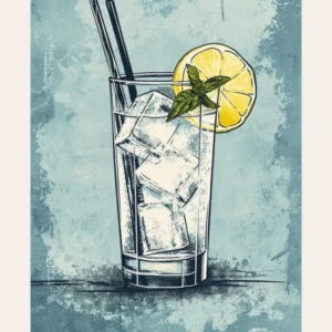 Tom Collins Tile Illustration 1