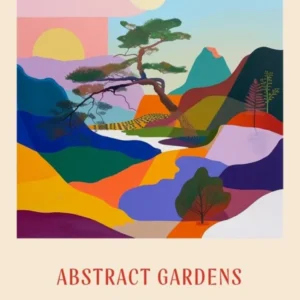 Colourful Gardens The Garden Of Morning Calm South Korea 2 Red Poster